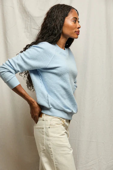 Powder Blue Reversible Sweatshirt