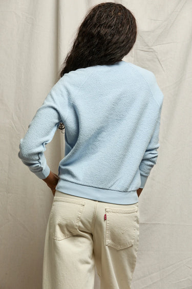 Powder Blue Reversible Sweatshirt