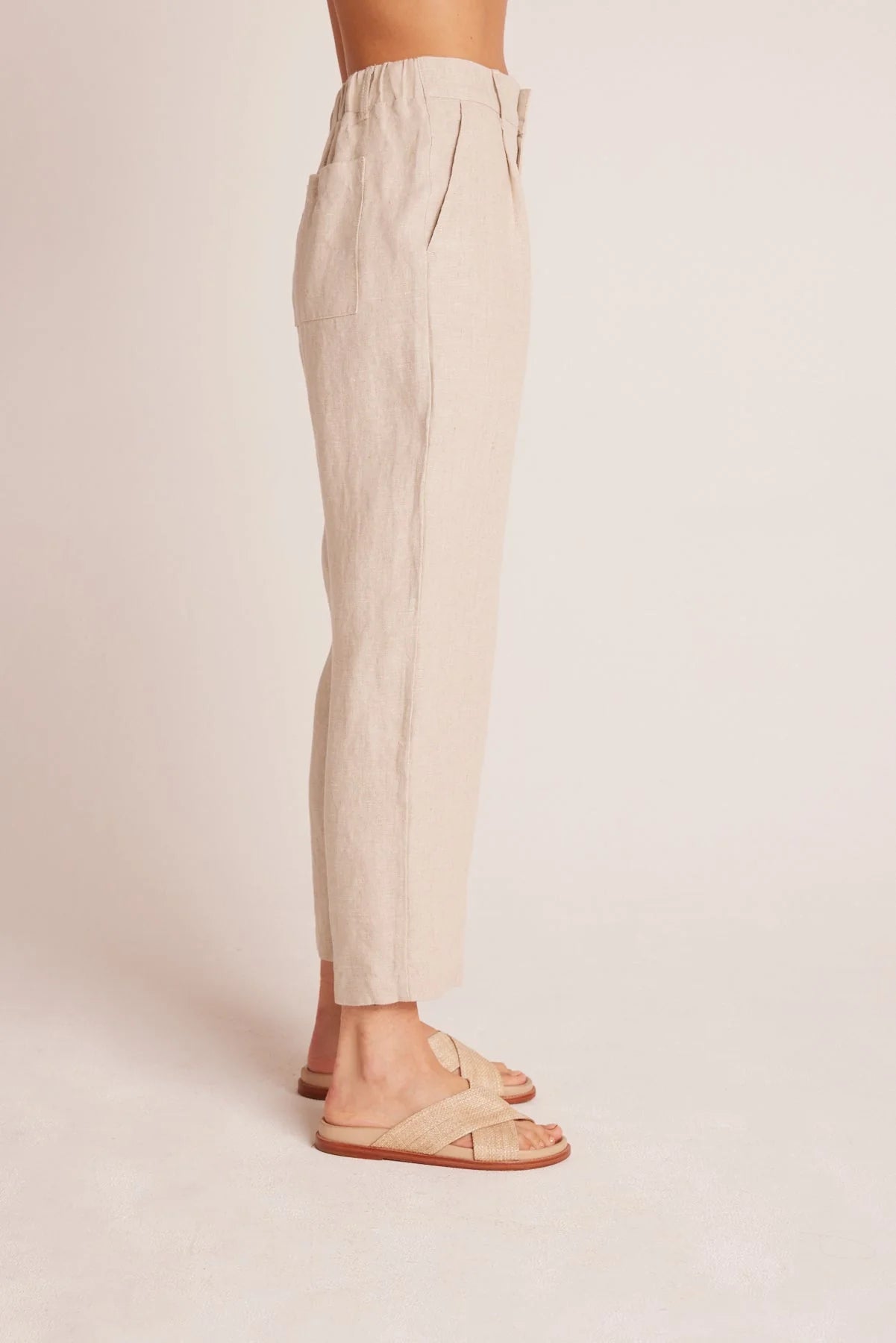 Linen Sand Trouser