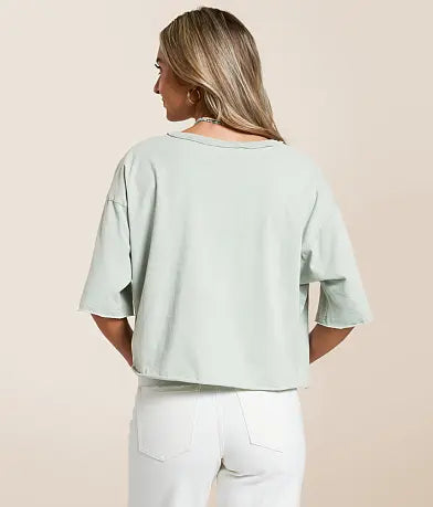 Sage Green Oversized Tee