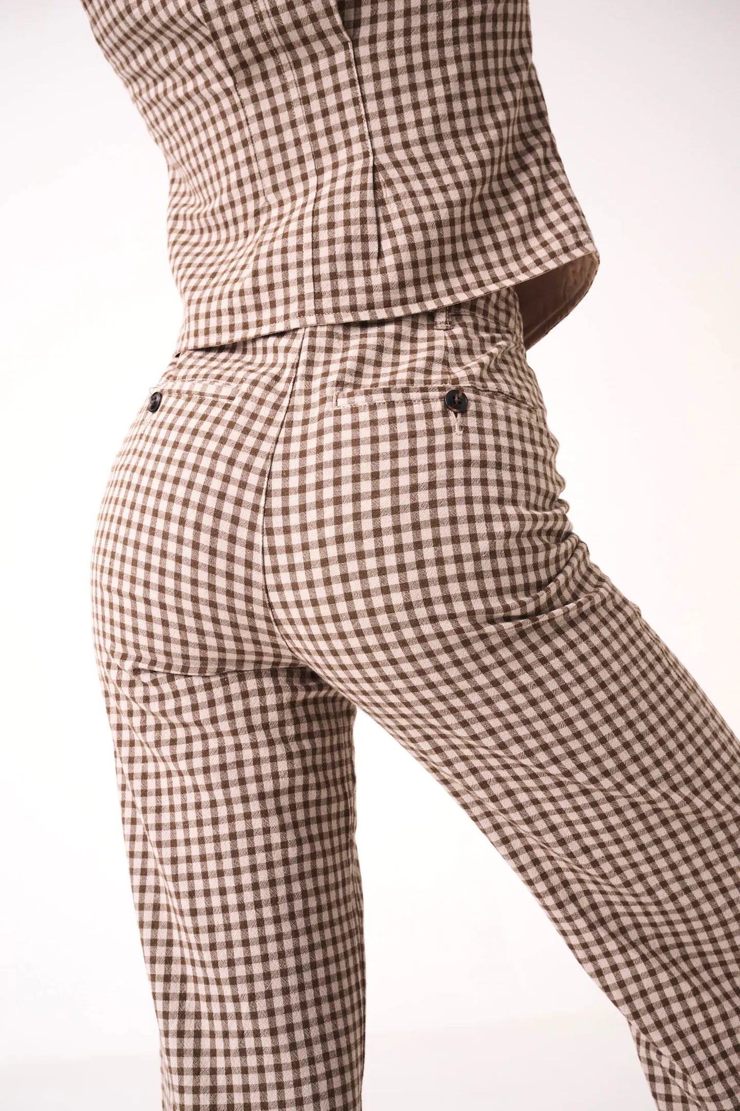 Khaki Sailor Gingham