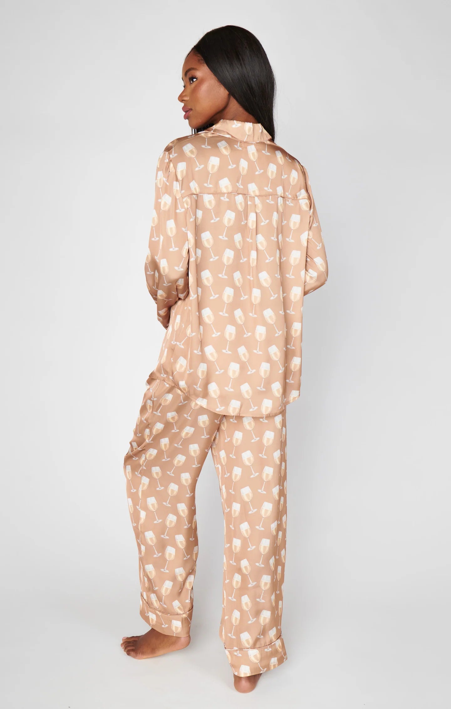 White Wine Pj Set