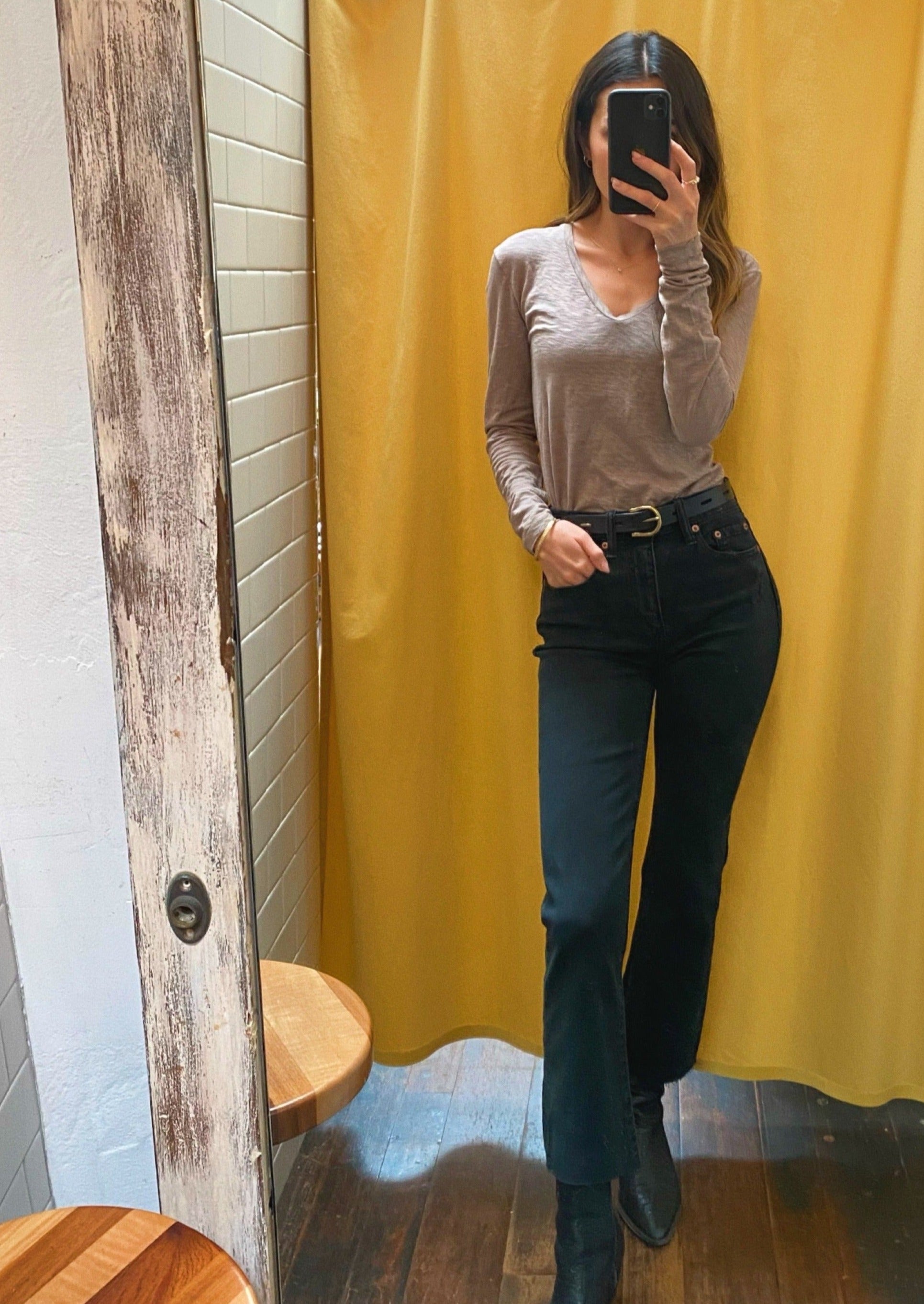 Mocha Supima Long Sleeve