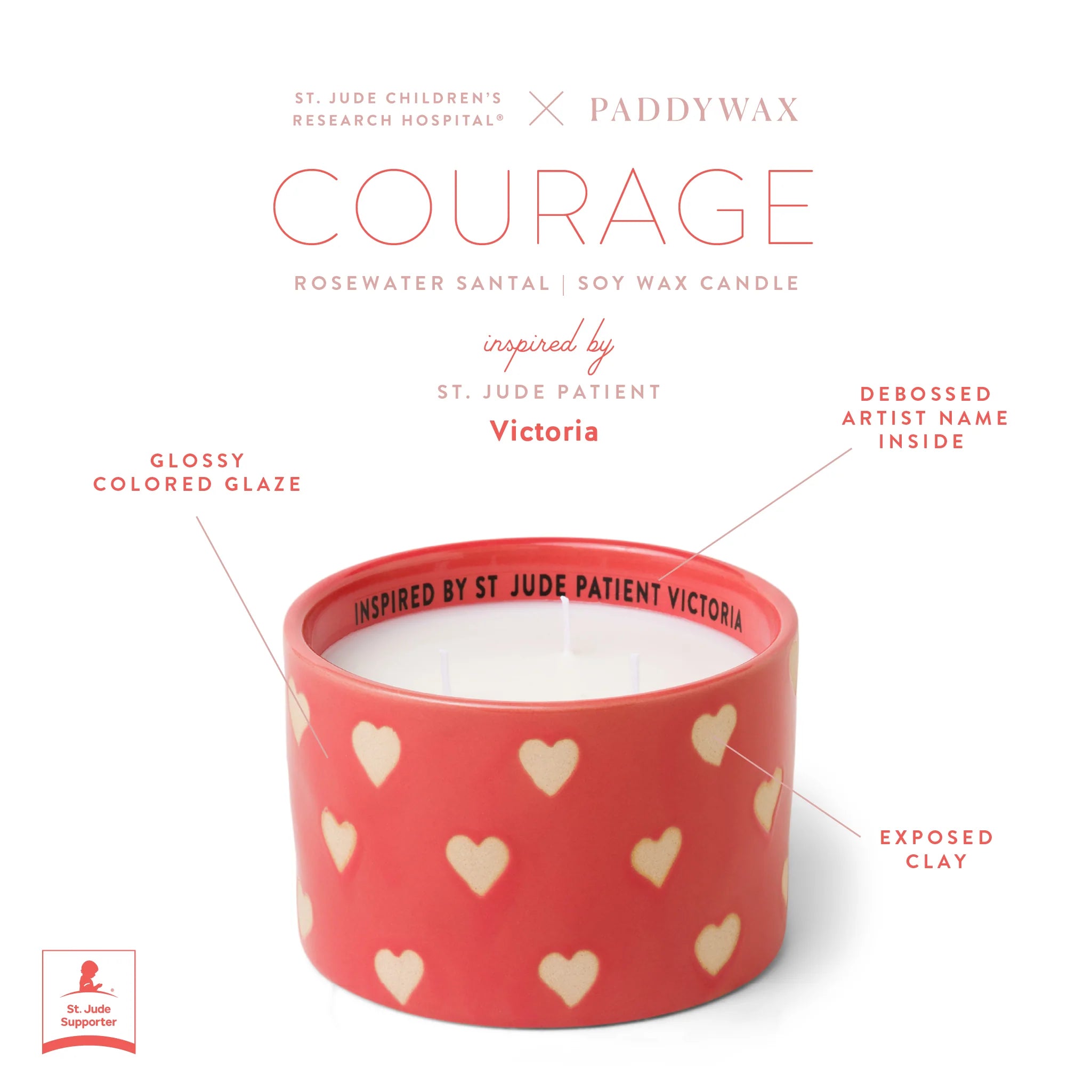 Hearts Giveback Candle