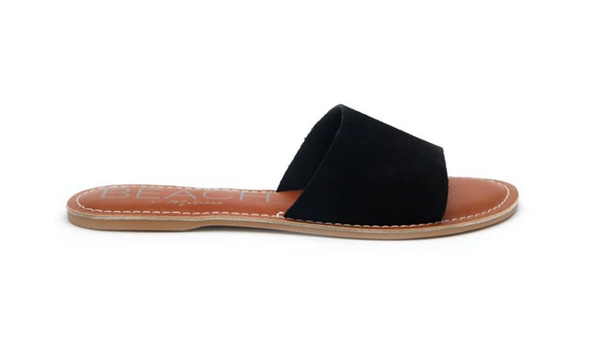 Black Suede Cabana Sandal
