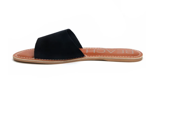 Black Suede Cabana Sandal