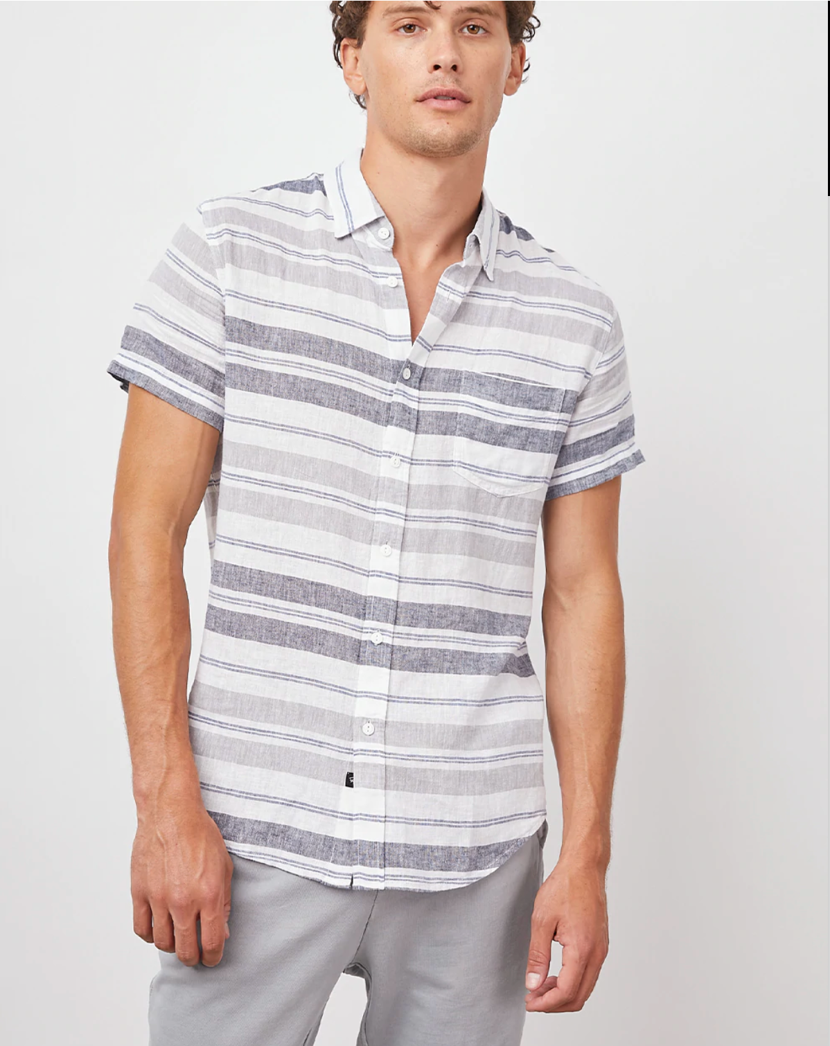 Navy White Carson