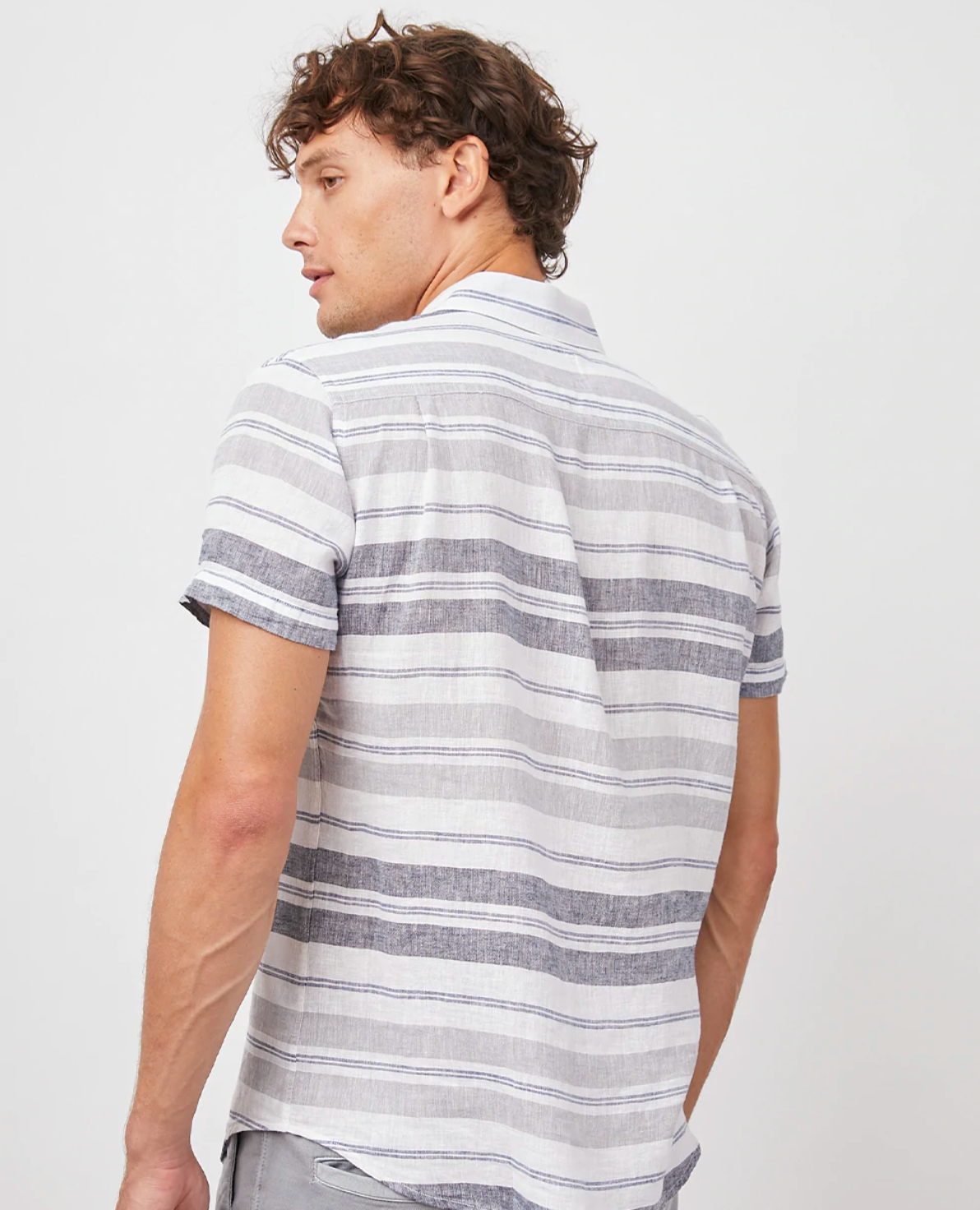 Navy White Carson