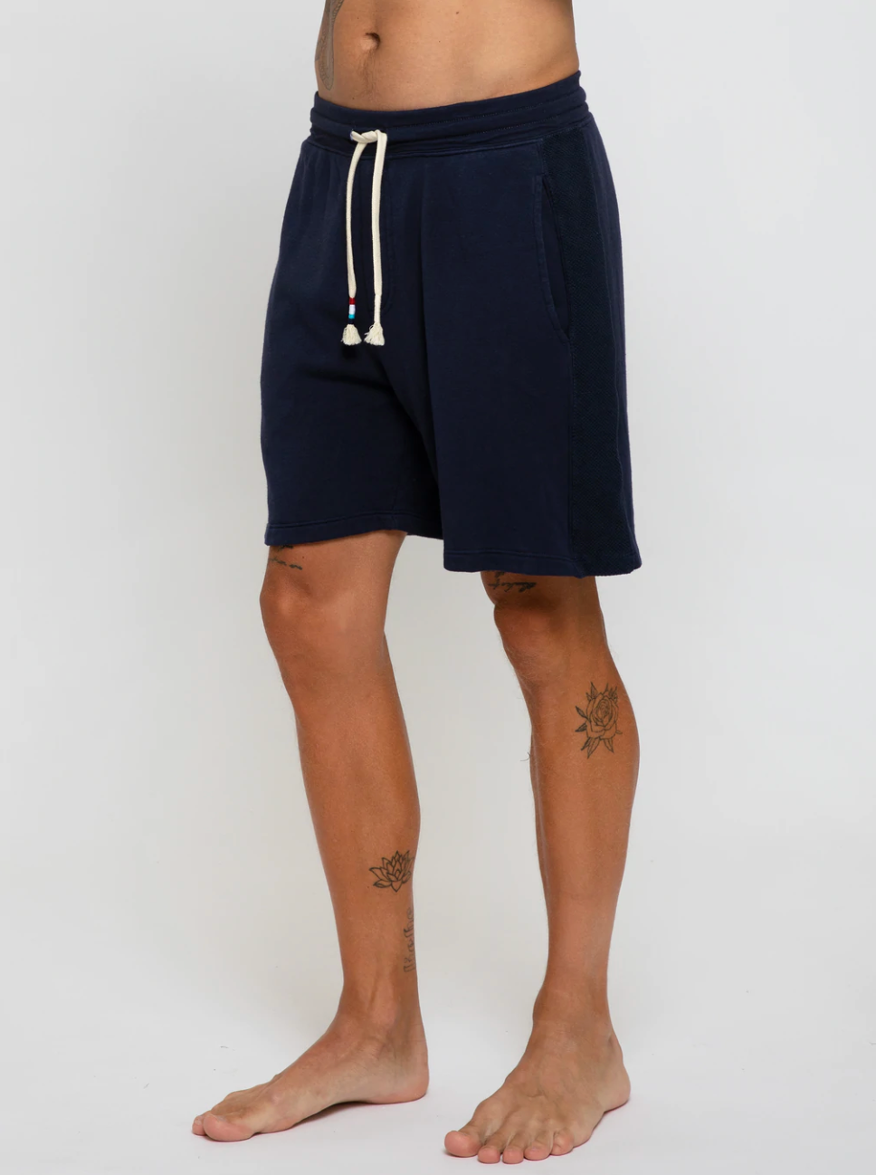 Mesh Panel Short Indigo