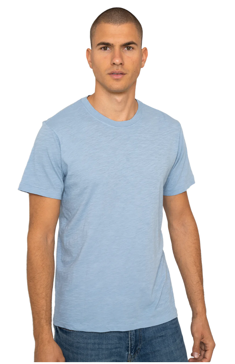 light blue short sleeve tee