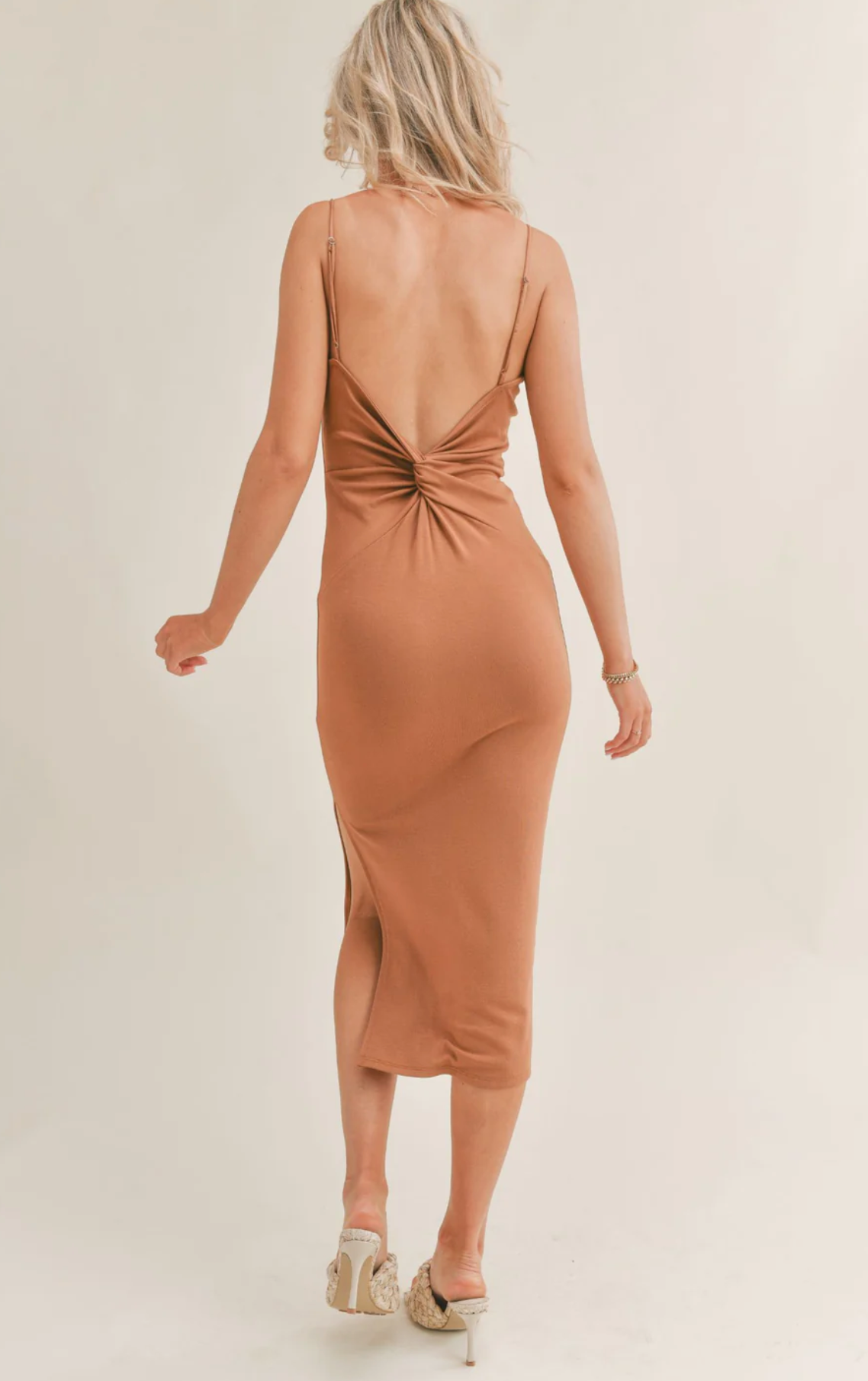 Cinnamon Spice Midi Dress
