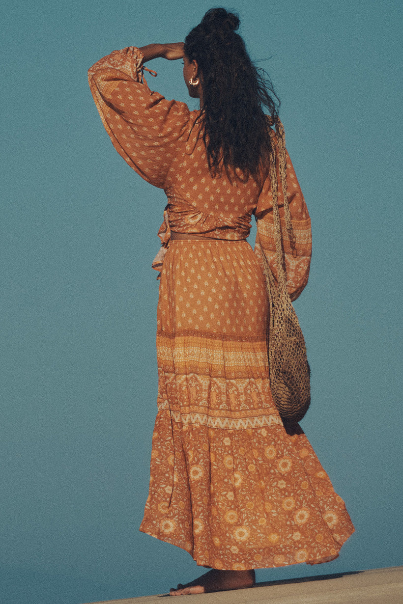 Utopia Maxi Skirt Cinnamon