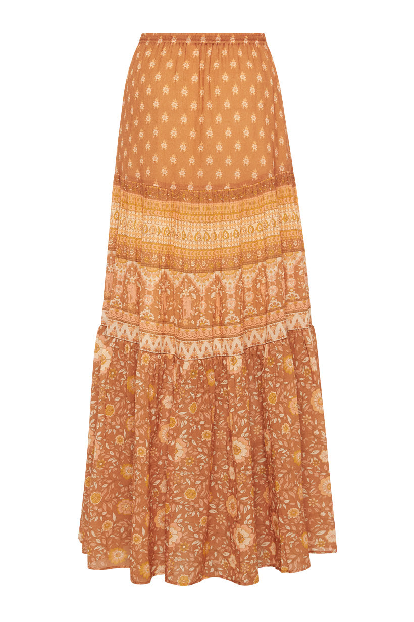 Utopia Maxi Skirt Cinnamon