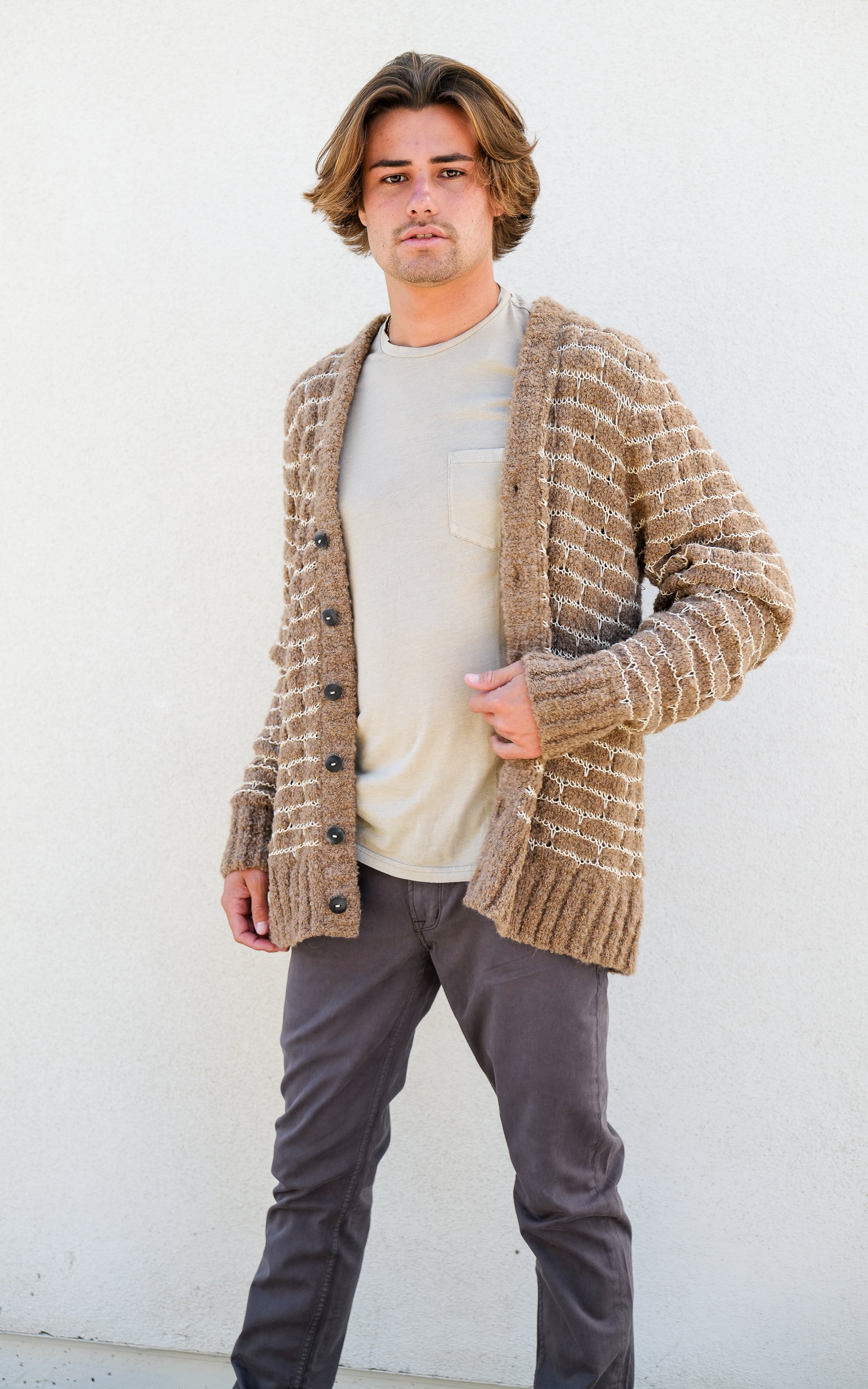 Fall Cloud Pima Cardigan