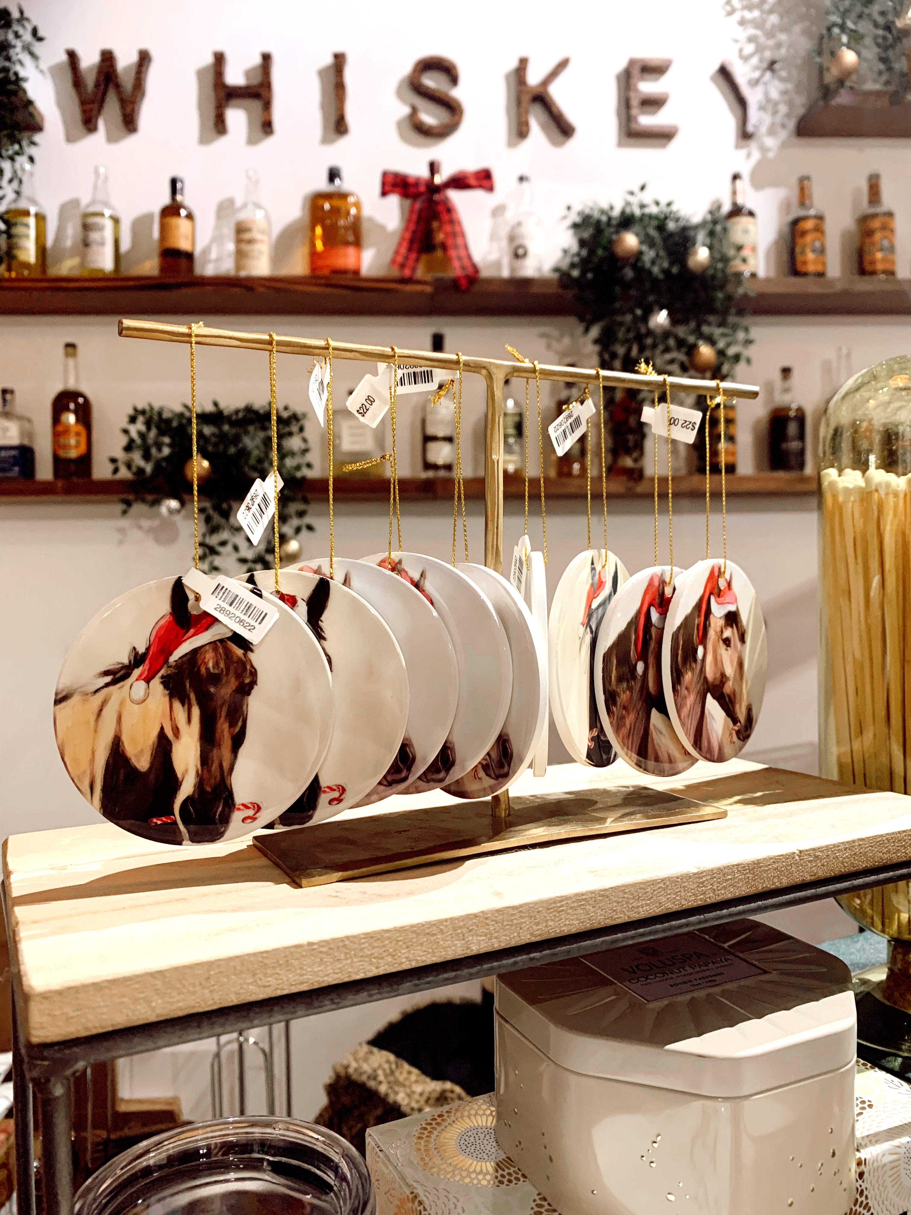 Christmas Horse Ornaments Bettina