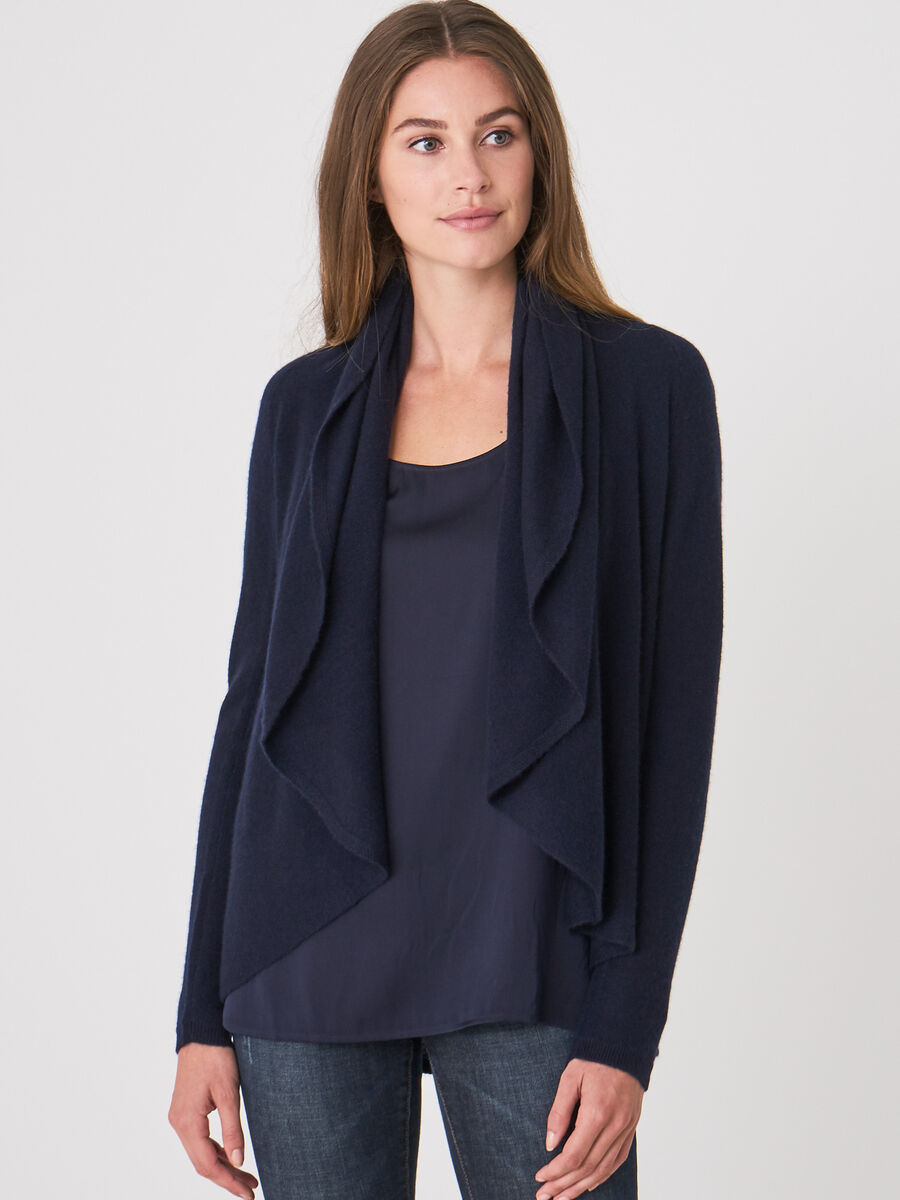Navy Circle Cardigan