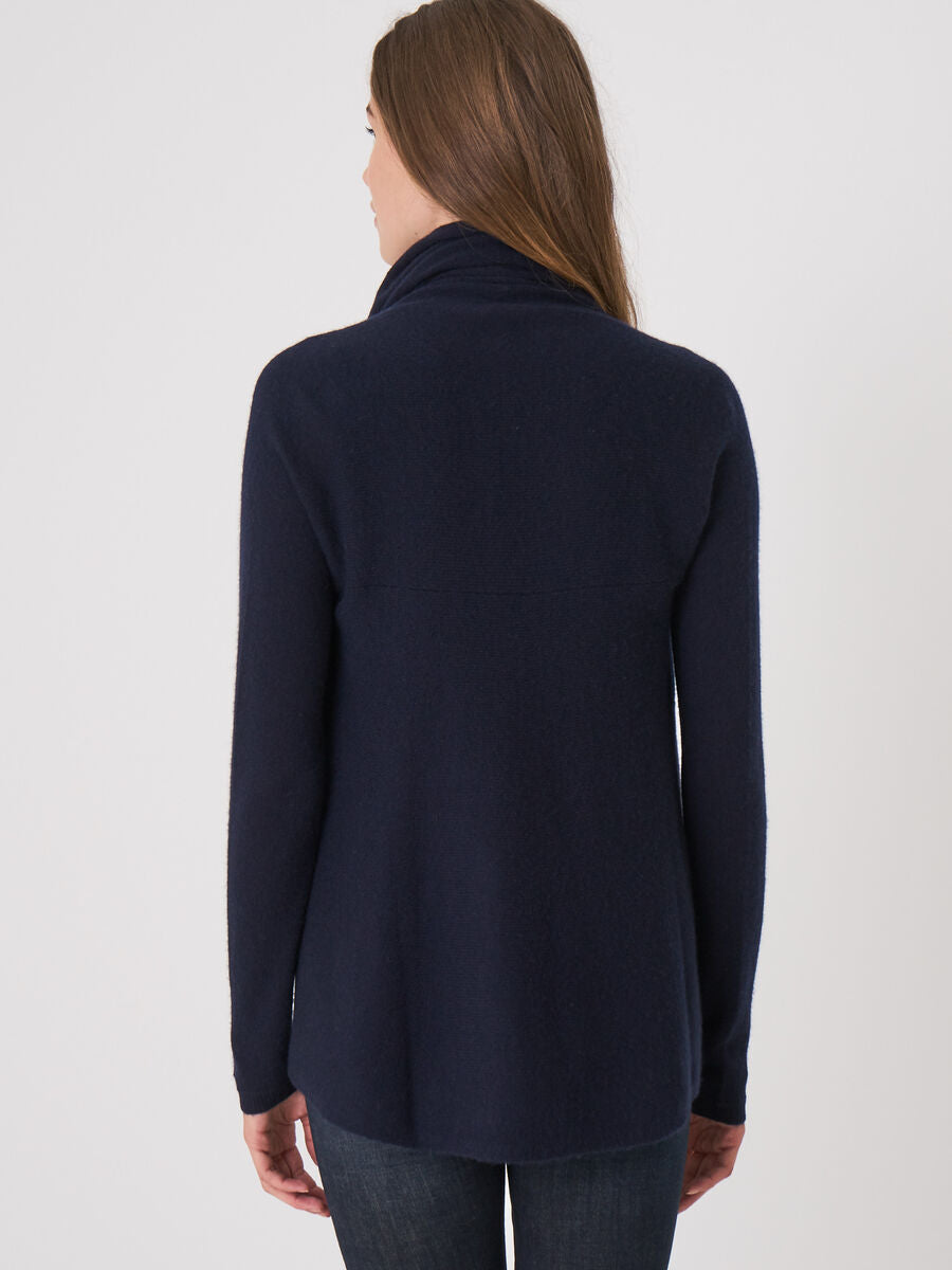 Navy Circle Cardigan