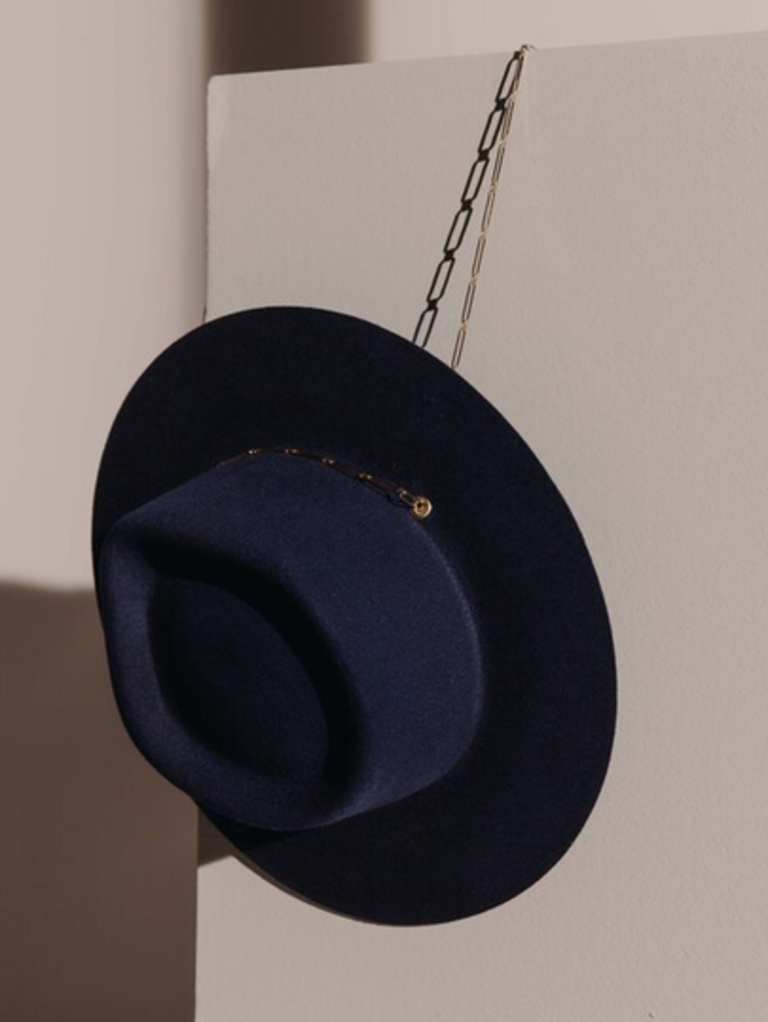 Navy Grey Ulysse Hat