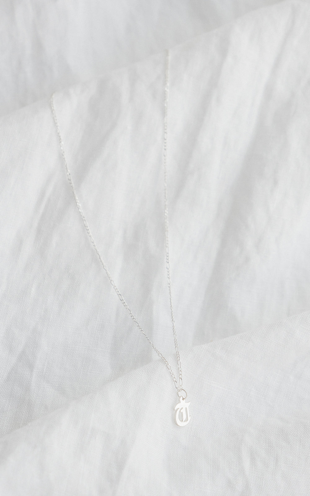 Silver Small Old English