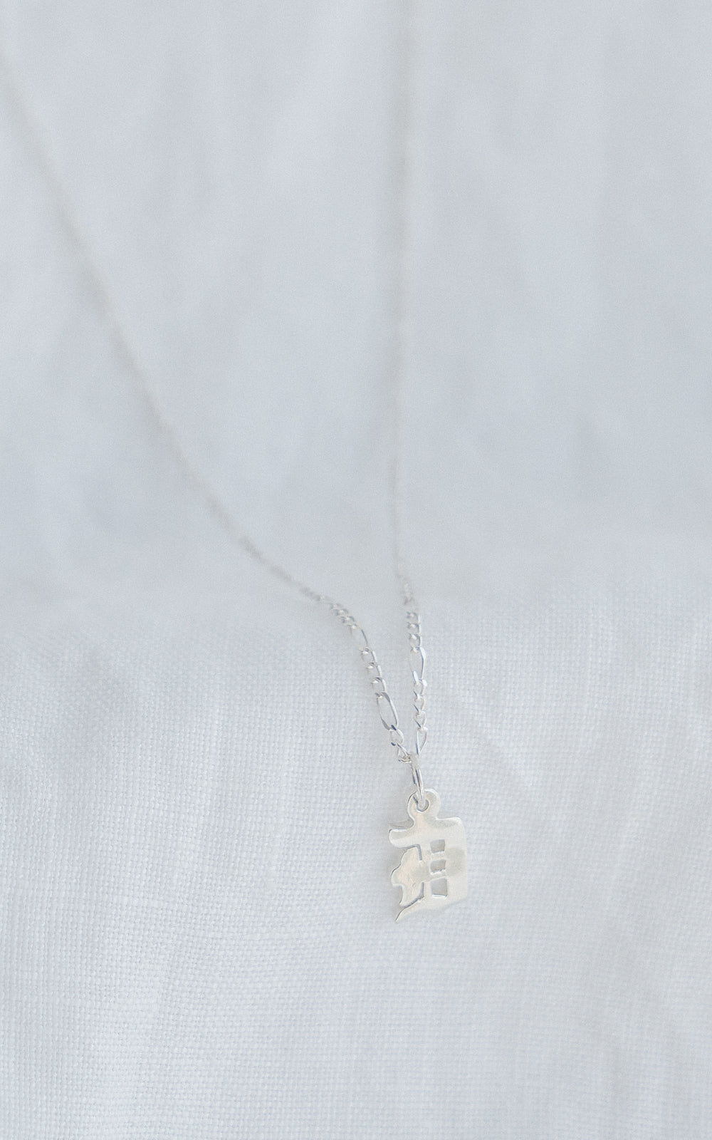 Silver Small Old English