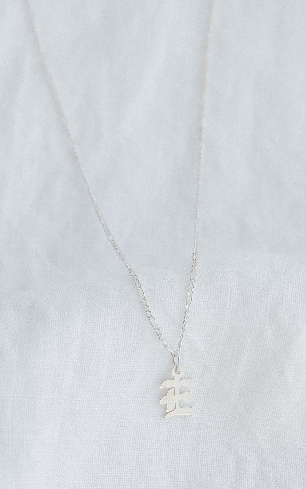 Silver Small Old English