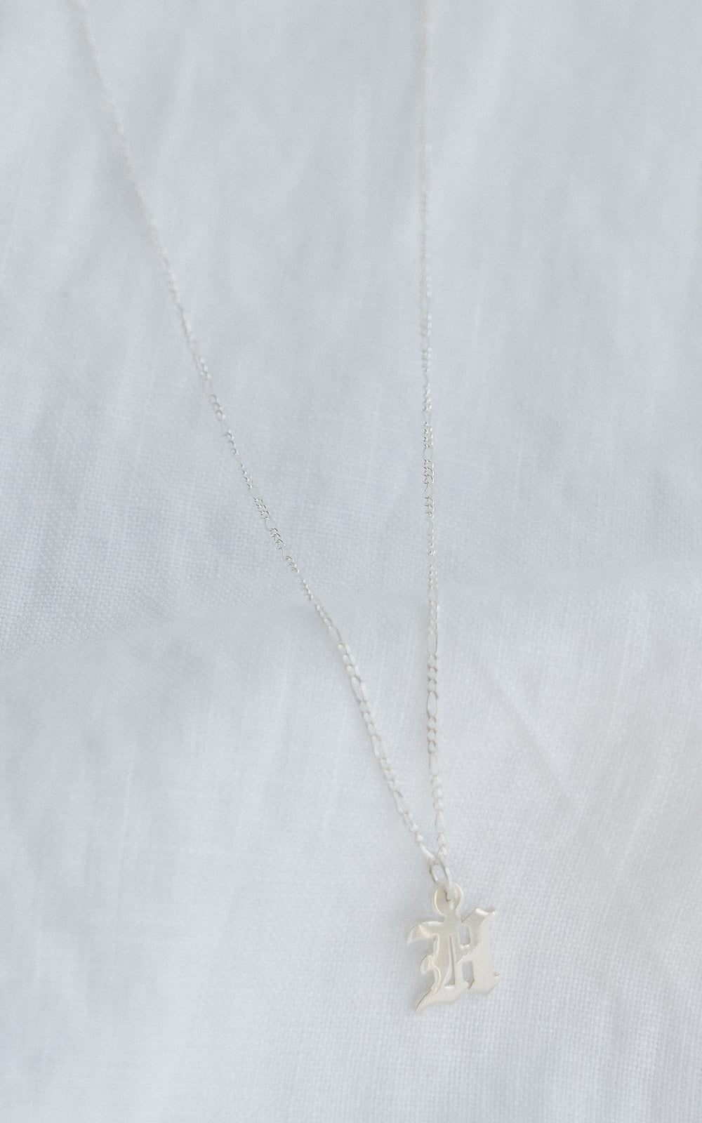 Silver Small Old English