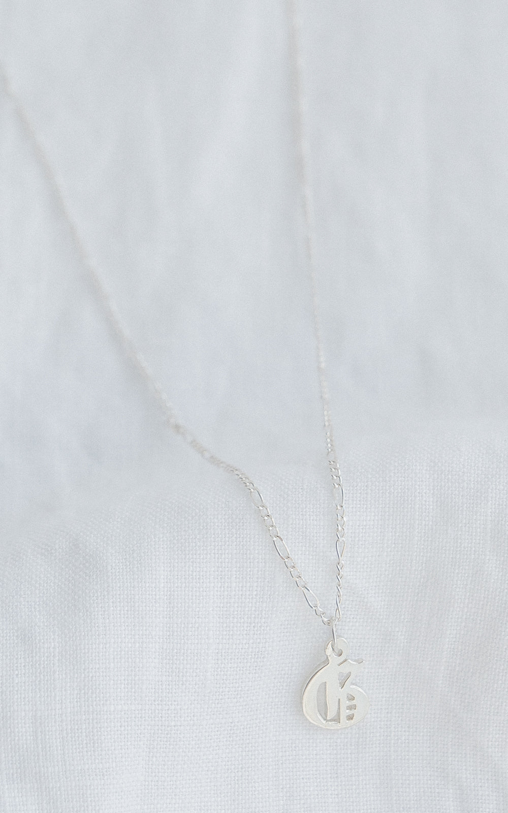 Silver Small Old English