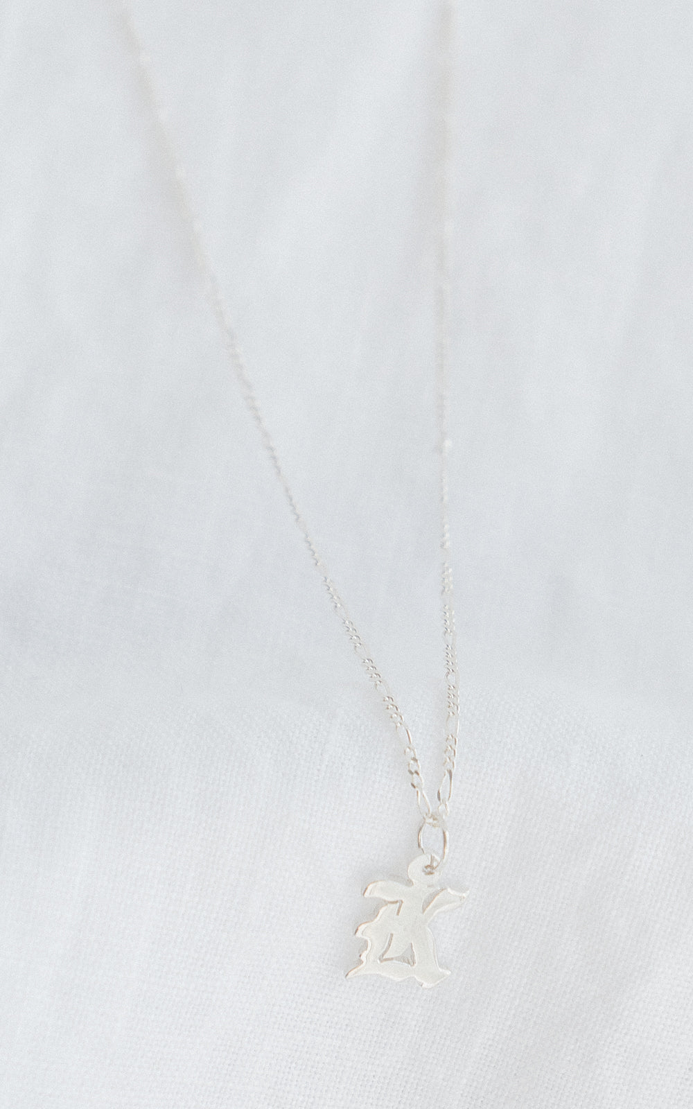 Silver Small Old English