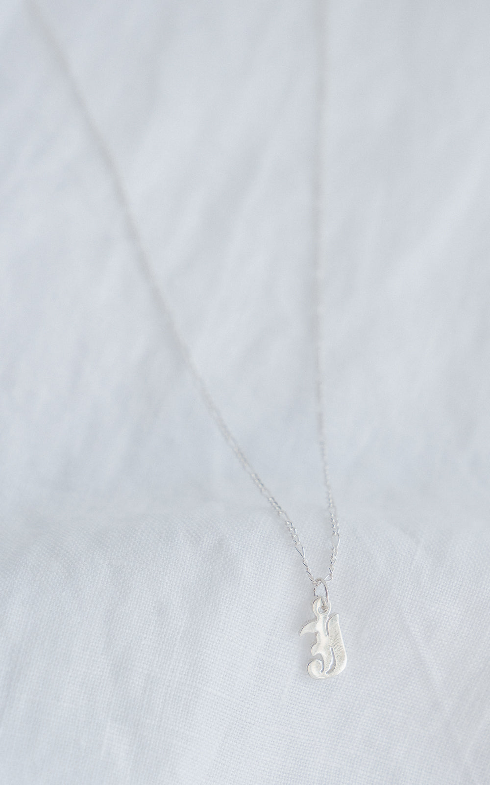 Silver Small Old English