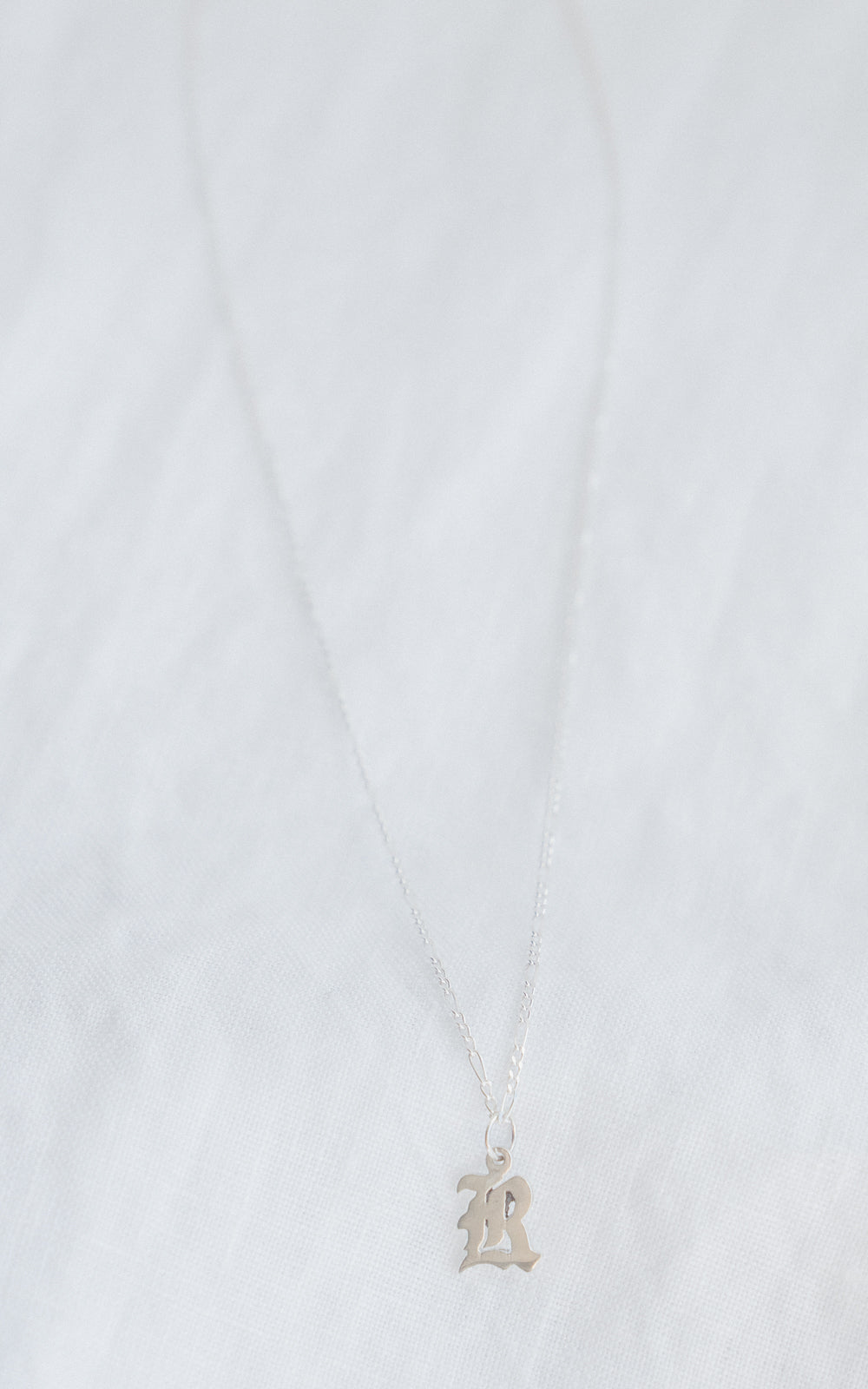 Silver Small Old English
