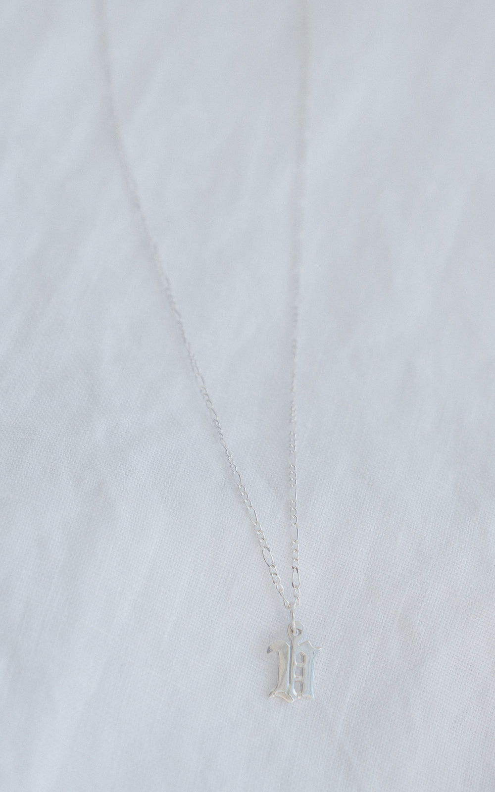 Silver Small Old English