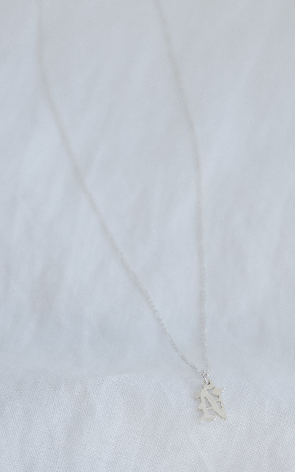 Silver Small Old English