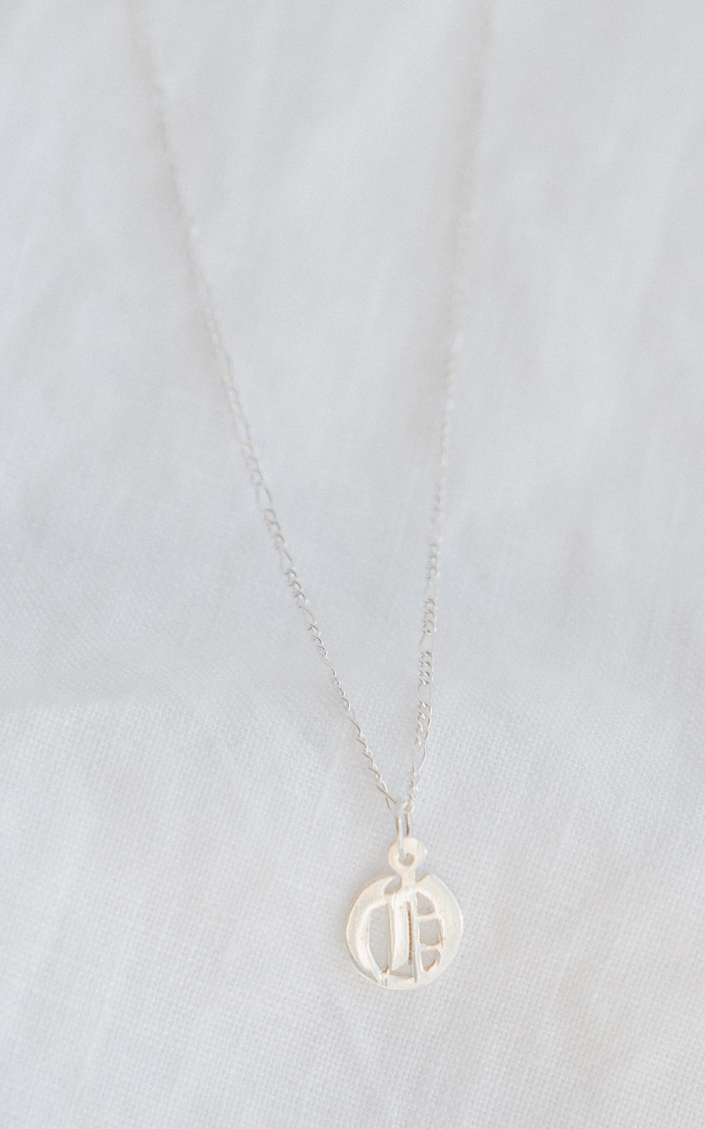 Silver Small Old English