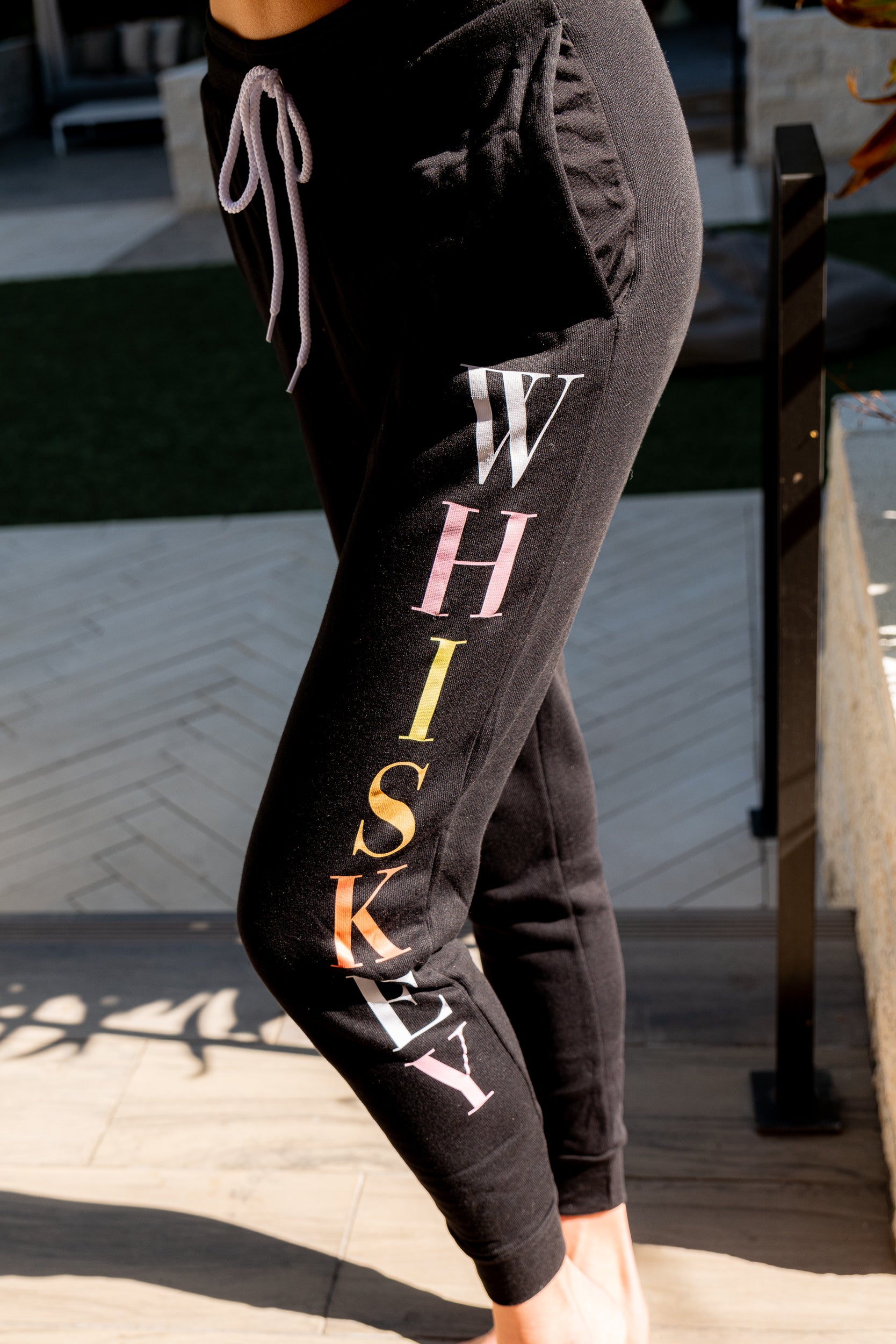Black Whiskey Sweatpants
