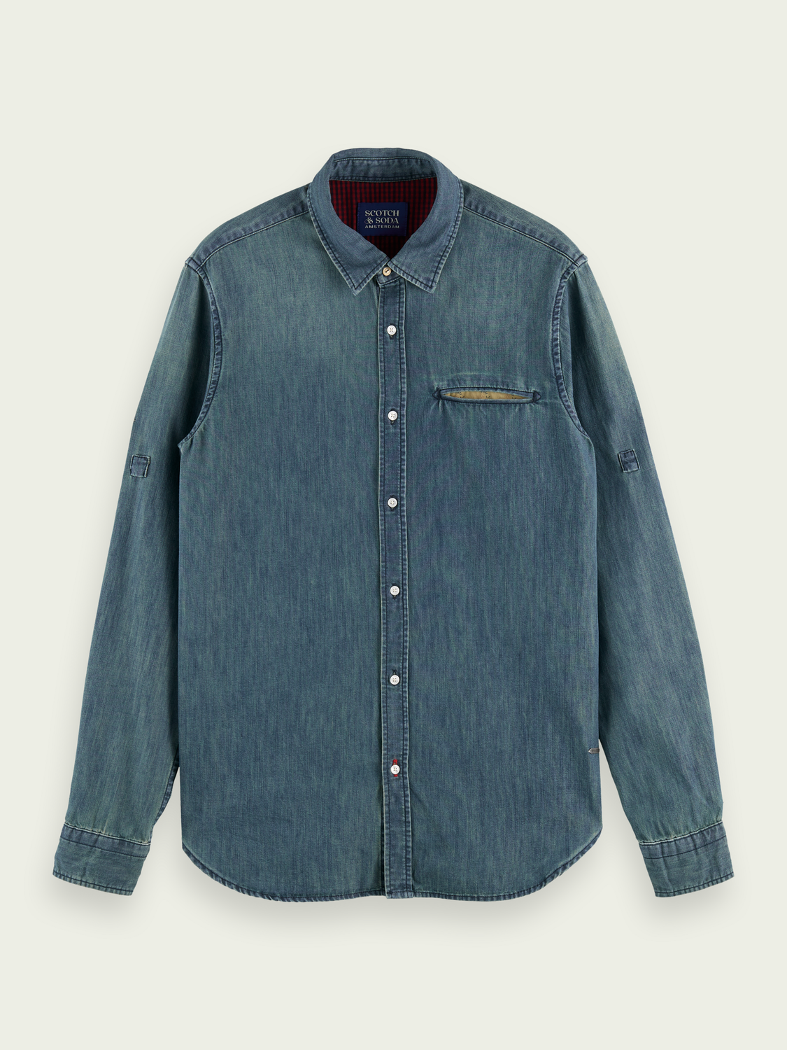 Washed Lightweight Denim Shirt