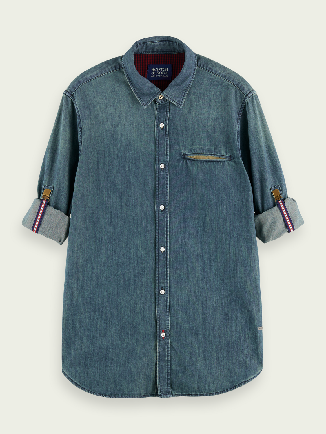 Washed Lightweight Denim Shirt