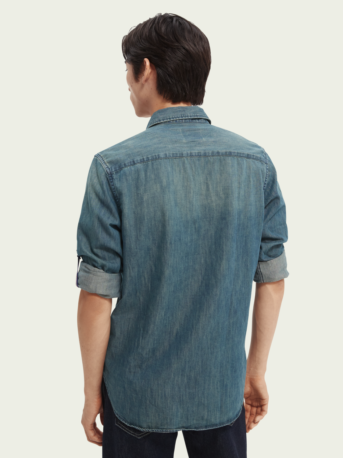Washed Lightweight Denim Shirt