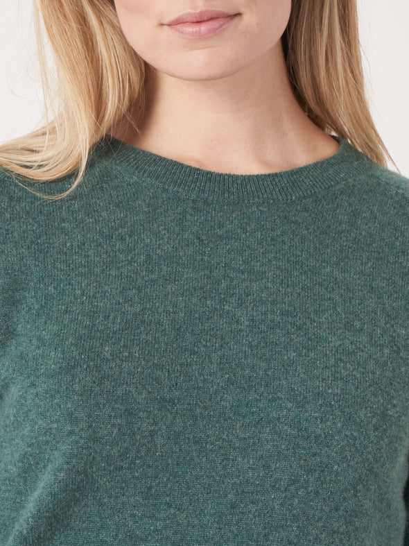 Kelp Cashmere Crewneck