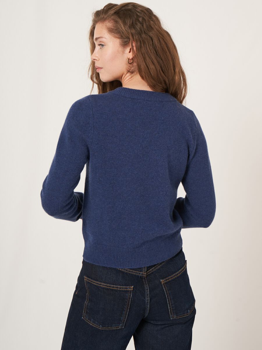 Saphire Cropped Cashmere