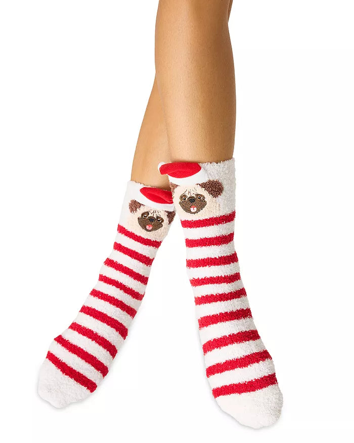 Santa Dog Socks