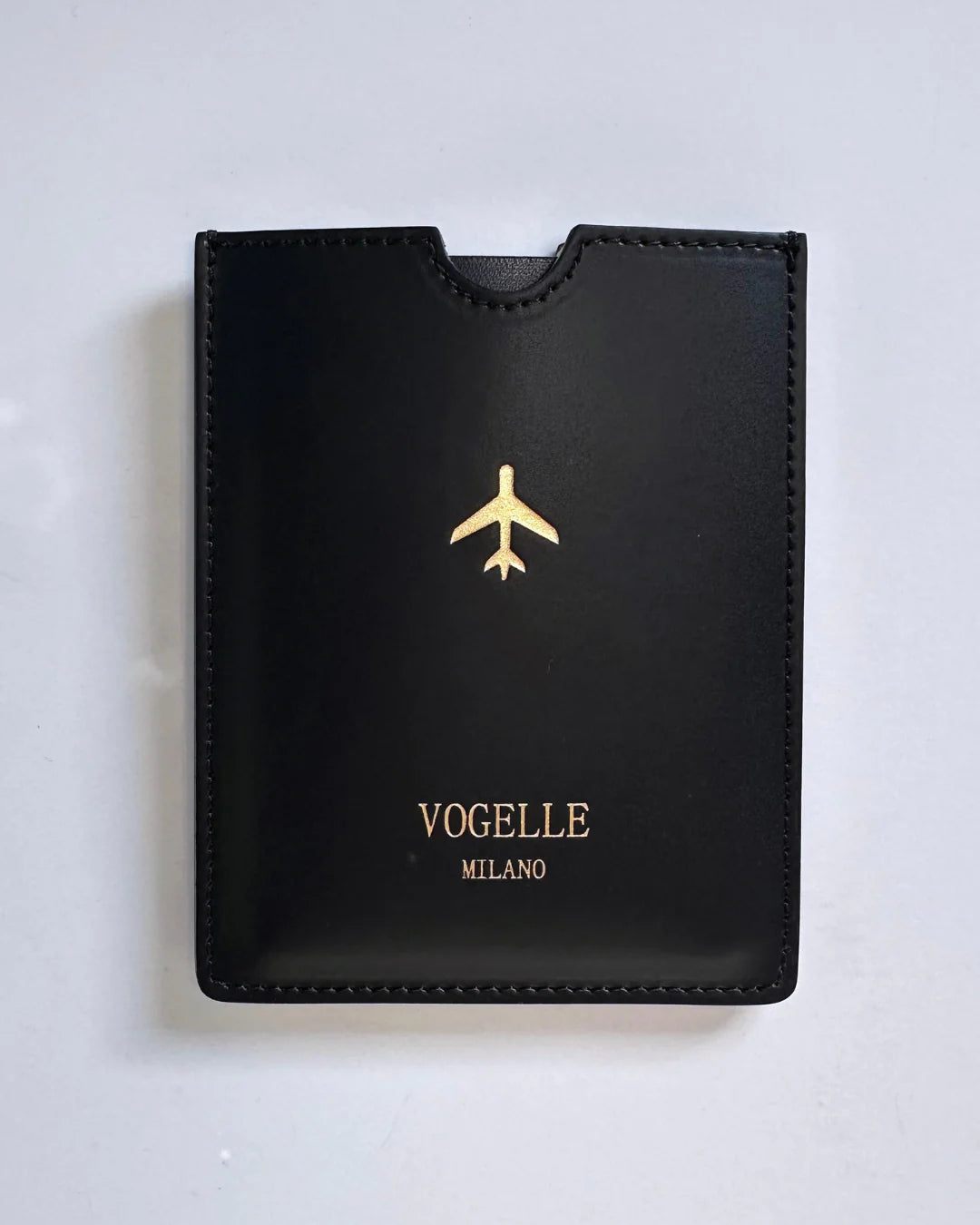 Jet Black Passport Cover