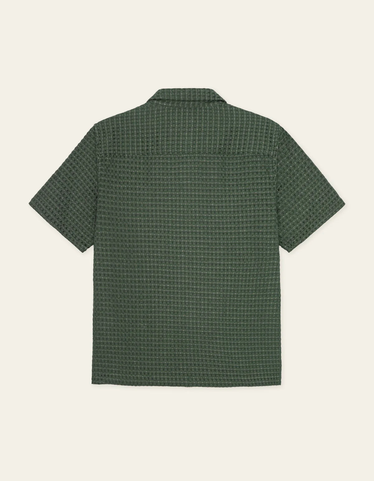 Pine Green Seersucker SS Shirt