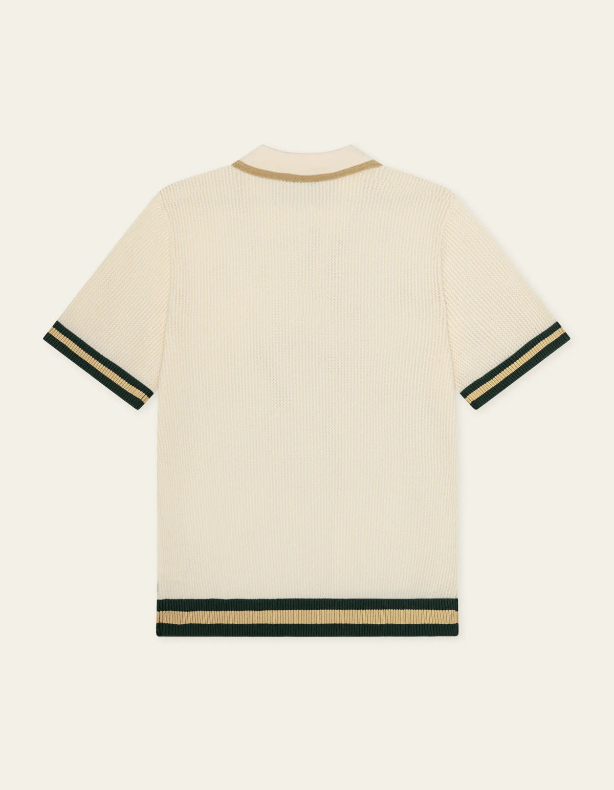 Eggnog Lace Knitted Polo