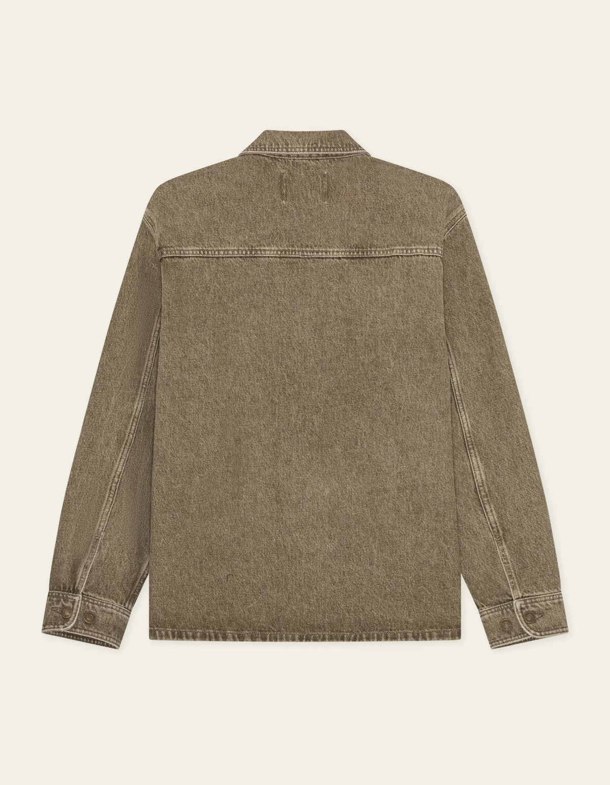 Light Brown Denim Overshirt