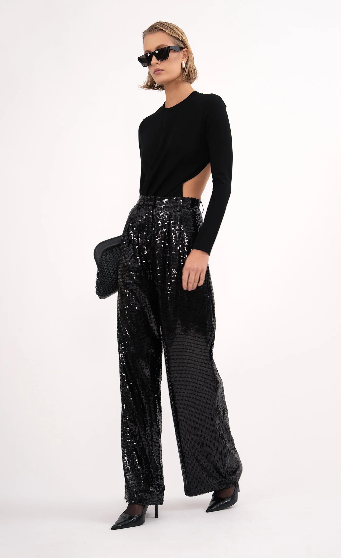 Black Roxanne Pant