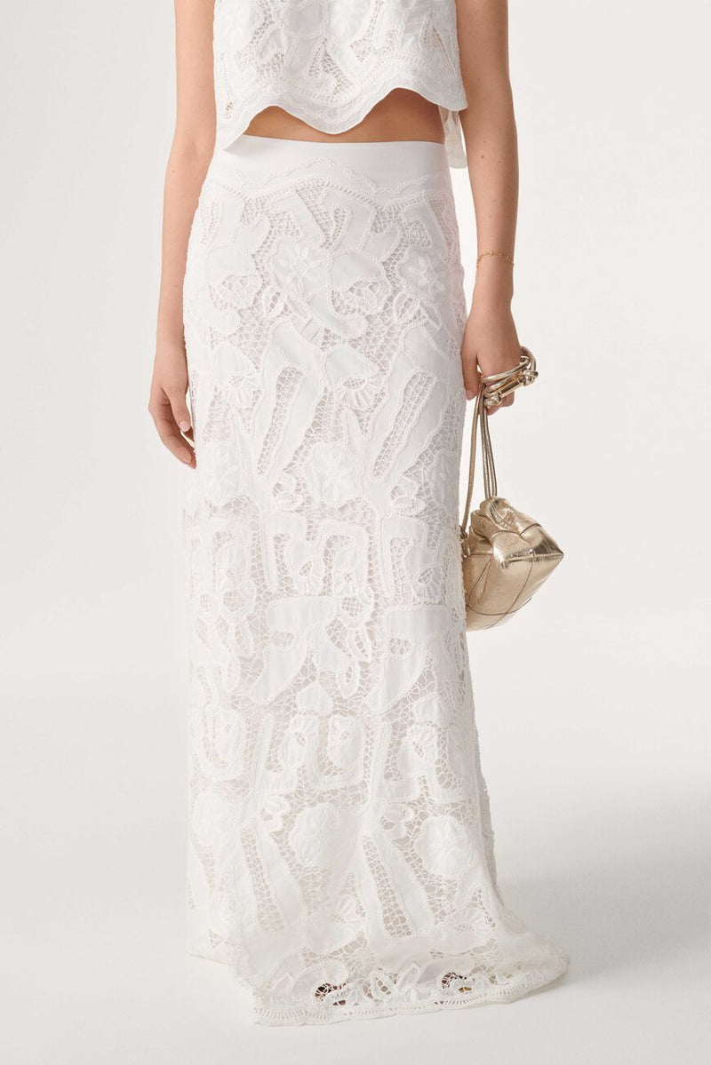 Blanc Inca Skirt