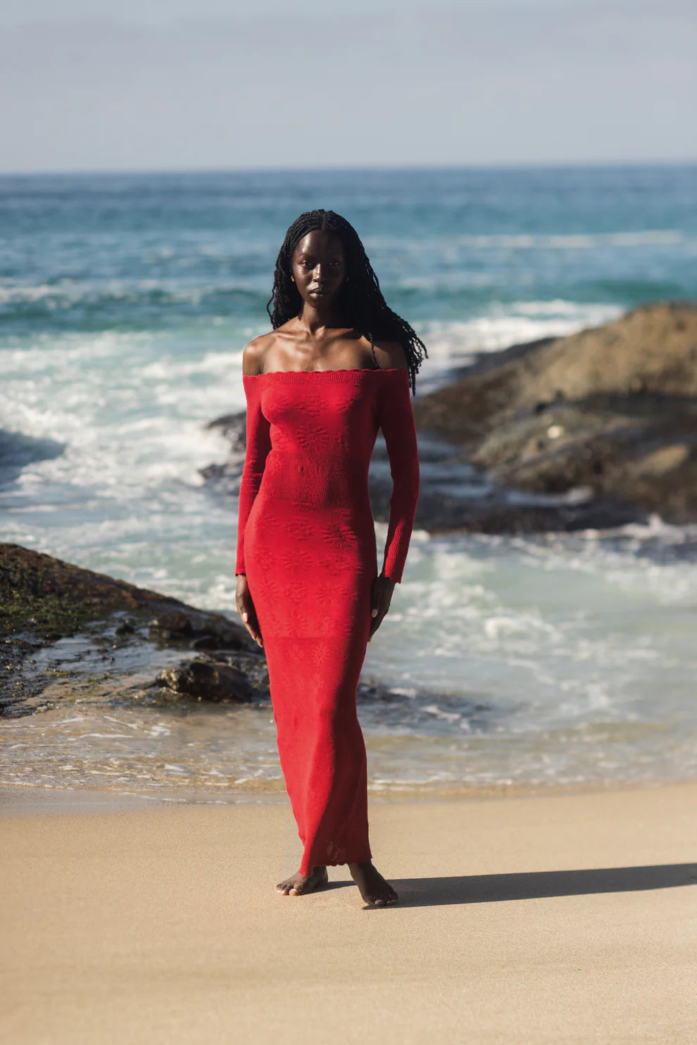 Red Luna Maxi Dress