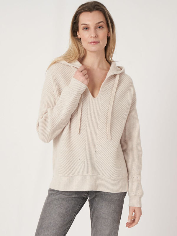 Moondust Rib Knit Hoodie