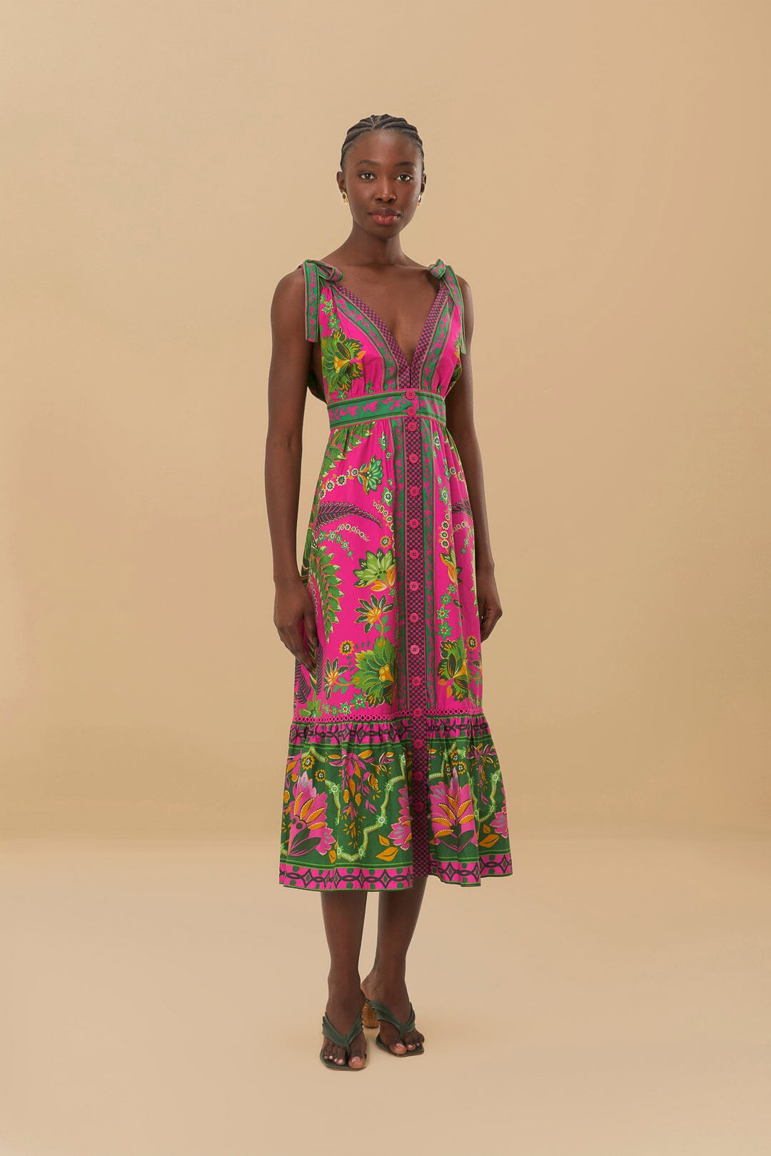 Ana Tapestry Midi Dress