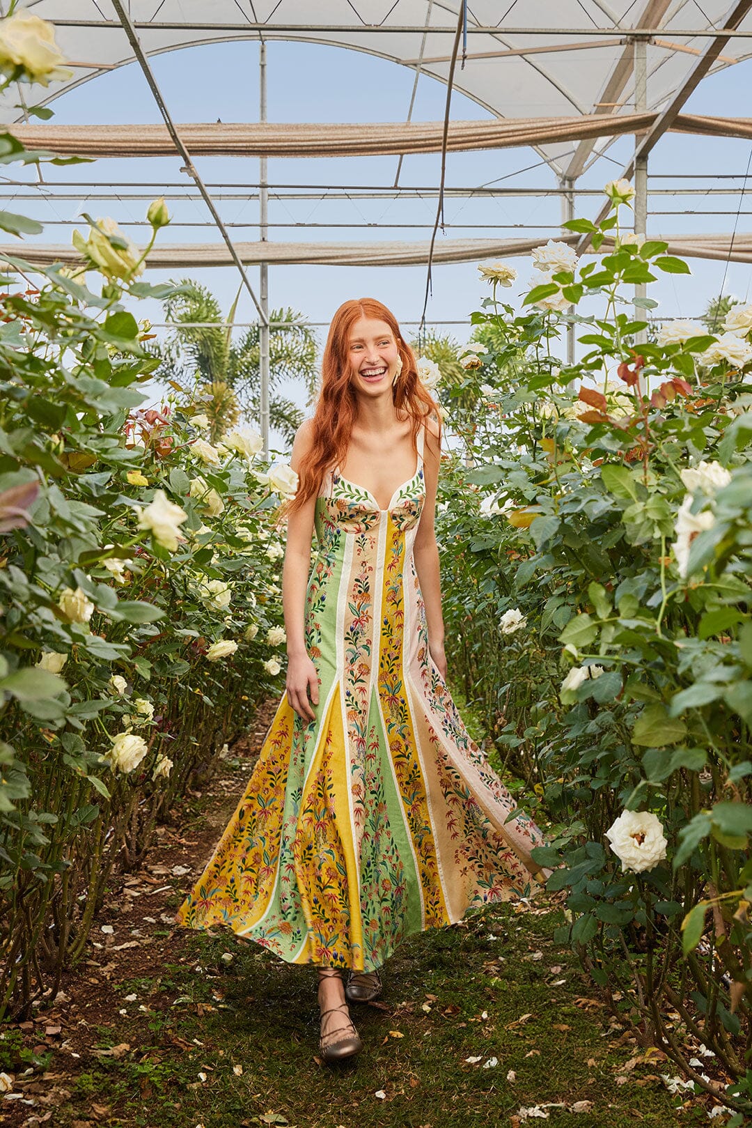Delicate Floral Stripes